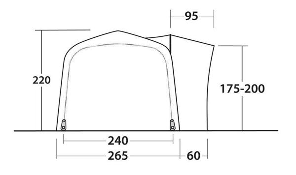 Crossville 250 A - Abmessungen